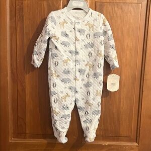 NWT Kyle & Deena Quilted Winter Animal Print 6-9M